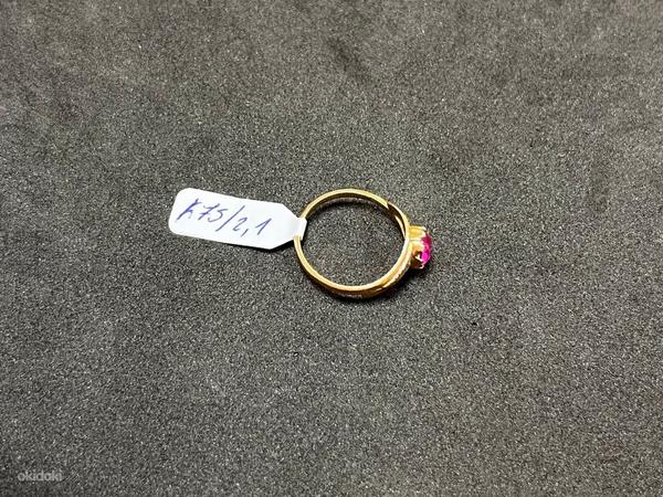 Золотое кольцо 585 проба (№K75) (фото #2)