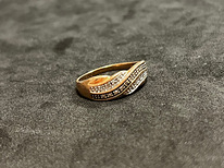 Золотое кольцо с бриллиантом 585 проба (№K204)