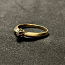 Kuld sõrmus teemandiga 585 proov (№K210) (foto #1)