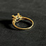Kuld sõrmus teemandiga 585 proov (№K213) (foto #4)