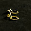Золотые серьги с бриллиантом 585 проба (№K243) (фото #1)