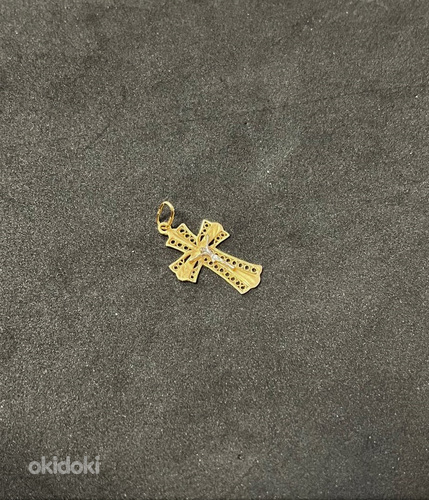 Золотой крест 585 проба (№K276) (фото #4)