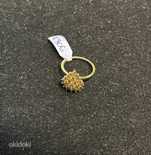 Золотое кольцо с бриллиантом 585 проба (№K306) (фото #1)