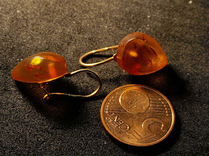 Золотые серьги 585 проба (№L827) (3 фото из 6)