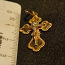 Золотой крест 585 проба (№L835) (фото #1)