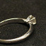Золотое кольцо с бриллиантом 750 проба (№L843) (фото #2)