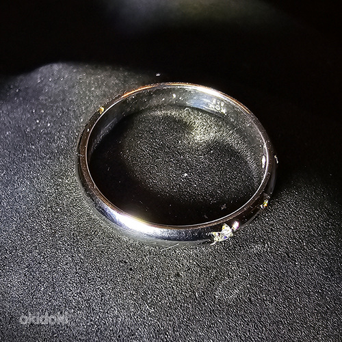 Золотое кольцо с бриллиантом 585 проба (№L893) (фото #4)