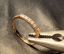 Золотое кольцо с бриллиантами 585 проба (№L903)
