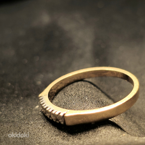 Золотое кольцо с бриллиантами 585 проба (№L903) (фото #2)