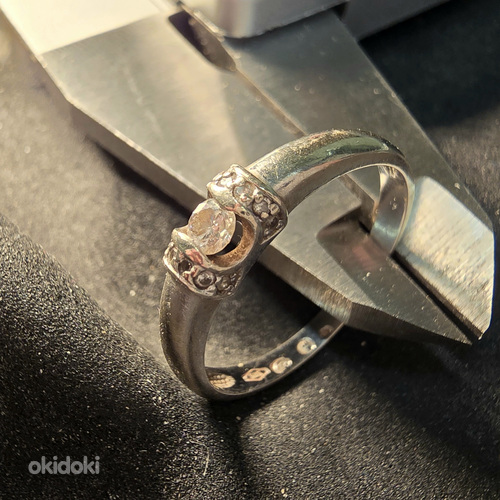 Kuld sõrmus teemandiga 585 proov (№L909)