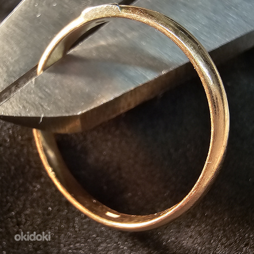 Kuld sõrmus teemandiga 585 proov (№L915) (foto #4)