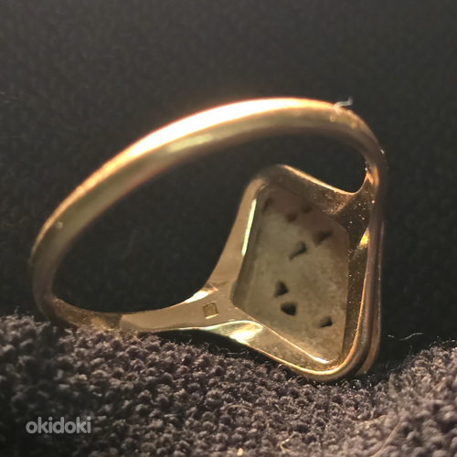 Золотое кольцо 583 проба (№L976) (фото #3)