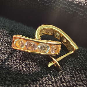 Золотые серьги 585 проба (№L1008)