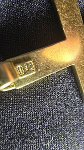 Kuld rist 750 proov (№L1171) (7 foto / 7)