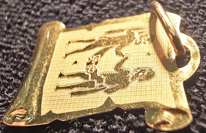 Kuld ripats 585 proov (№L1245) (5 foto / 5)