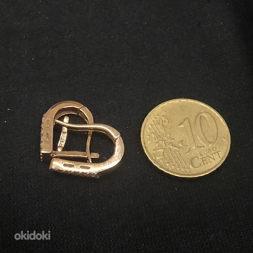 Золотые серьги 585 проба (№L1376)