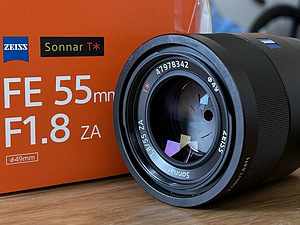 Sony Zeiss FE 55mm f/1.8 ZA (garantii kuni 08.08.2026)