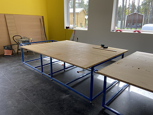 Töölaud tootmise 3,50m x 1,5m (2 foto / 6)