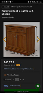Vitriinkapp (Poe hind 529EUR) (3 foto / 4)