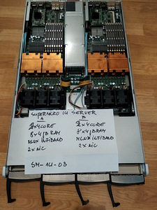 Server Supermicro-1U-SC-808T-780B-1U-dual-board (1 foto / 2)