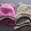 Тёплые шапочки на новорожденную (фото #1)