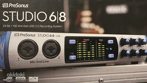 Звуковая карта Presonus Studio 68(поддерживается)