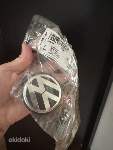 Veljekapsel ø56mm VW must/kroom