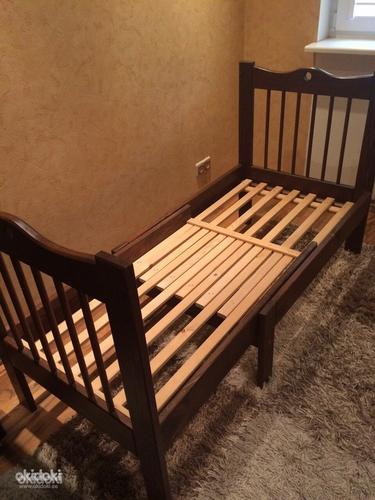 Детская деревянная кроватка (фото #3)