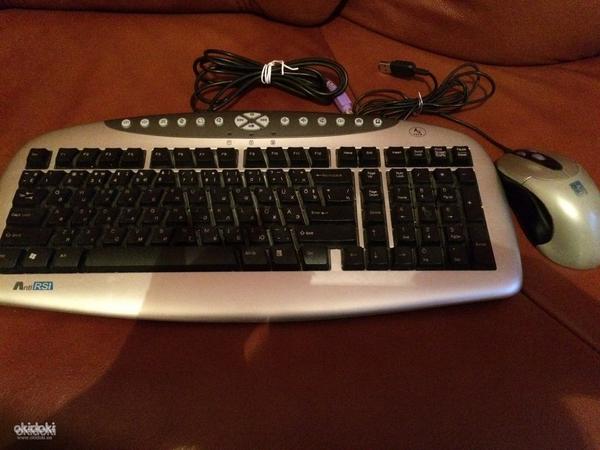 Juhtmega klaviatuur + hiir (foto #2)