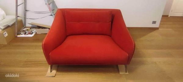 НОВЫЙ красный диван Neiser + комплект кресел! (фото #2)