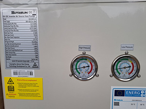 Õhk-vesi soojuspump SPRSUN (Panasonic) 15kW & 20kW (5 foto / 7)