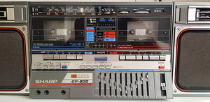 SHARP GF-800 H (D) Stereo Cassette Recorder Japan (4 фото из 6)