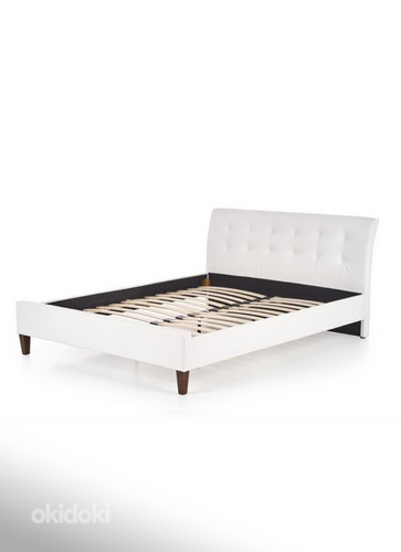 Кровать, матрас 160×200 и 2 тумбочки (фото #5)