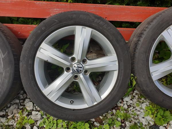 R17 VW / Skoda / Seat / Audi диски 5x112 + 225/50 летняя резина (фото #2)