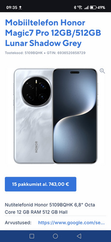 Honor Magic 7 Pro , 12-512GB