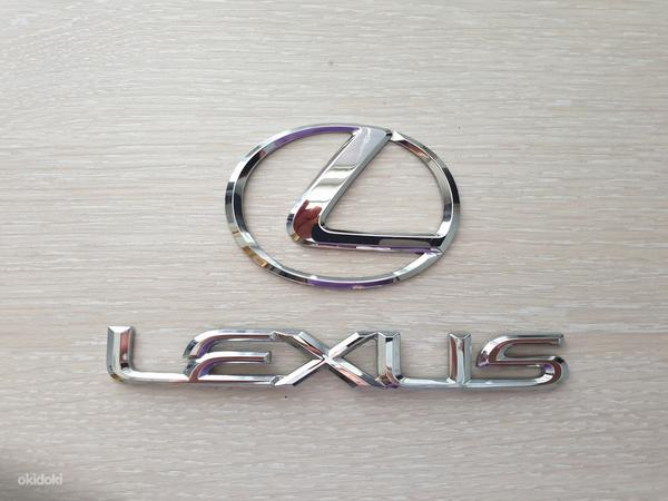Эмблема шильдик крышки багажника Lexus IS ES GS RX Оригинал (фото #1)