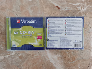 Verbatim CD-RW, 2 штуки