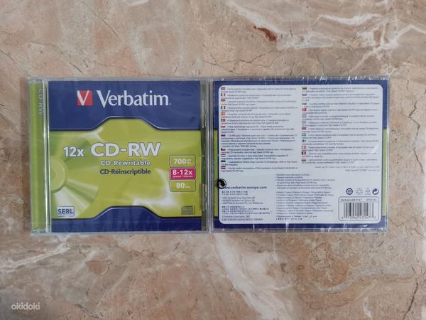 Verbatim CD-RW, 2 штуки (фото #1)