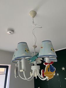 Laelamp lastetuppa / lühter lastetoas (3 foto / 4)