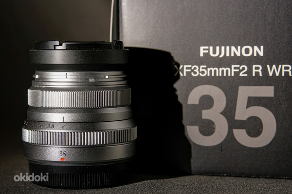 Fujifilm Fujinon XF 35mm f/2 R WR objektiiv, hõbedane (foto #2)