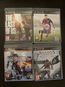 4 ps3 mängu 20 eur (1 foto / 1)