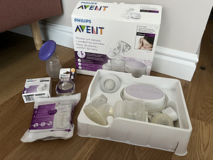 Philips Avent rinnapump + Medela Calma lutipudel (2 foto / 5)