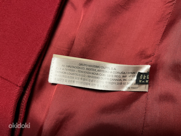 Пальто Massimo Dutti из шерсти и кашемира (фото #6)