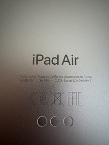 Apple iPad Air 10,9 5th gen Wi-Fi (2022) 64GB (6 foto / 9)