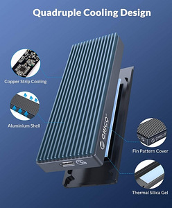 ORICO 20Gbps M.2 NVMe SSD Enclosure Adapter,USB3.2 Gen2 (2 foto / 9)