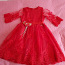 Праздничное красное платье 134 (фото #1)