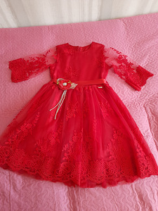 Pidulik punane kleit s134