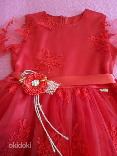 Pidulik punane kleit s134 (foto #2)
