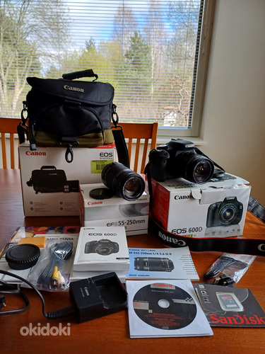 Продается цифровая камера CANON EOS 600 D 18 и объектив CANO