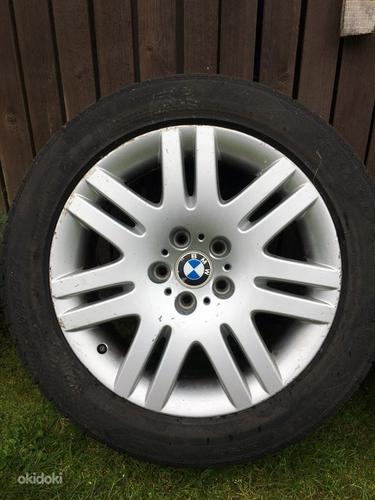 Легкосплавные диски BMW 5x120 R18 с хорошей резиной (фото #2)